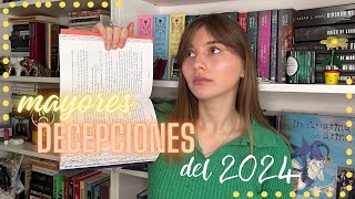 LIBROS más DECEPCIONANTES del 2024 🙃👎