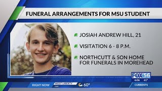 Funeral arrangement for MSU student