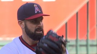 CWS@LAA: Shoemaker's 13 strikeouts in 13 seconds