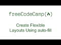 CSS Grid - Create Flexible Layouts Using auto-fill - Free Code Camp