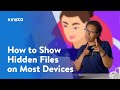 How to Show Hidden Files On Windows & macOS | Tutorial