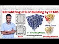 Retrofitting of G+2 Building by ETABS Software - Civil Engineering - Building design - Analysis