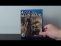 game unboxing mad max ps4 danq8000