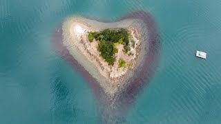 ハート形の島＆鳴門ドローンの旅。ウチノ海の絶景スポット