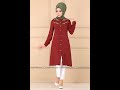 kiremit rengi tunik modelleri 2020 modaselvim hijab clothing tunic fashion