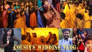 ഞങ്ങടെ പെണ്ണിന്റെ കല്യാണം പൊളിയാണെടാ🥳😍❤️Part 1| vlog 3| Cousin's Wedding vlog | Haldi Night✨️🥳🤘