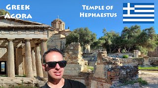 A Walk around the Athens Agora - Stoa of Attalos \u0026 Temple of Hephaestus - Greece Travel Guide