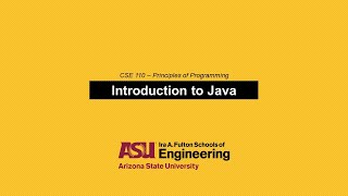 CSE 110 - Introduction to Java