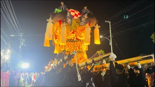 【又野太鼓台】天神浜かきくらべ 新居浜太鼓祭り2024/10/16