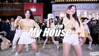 [4K] 레이디비 (LADY B) - 우리집 (2PM - My House) 커버 댄스 @ 230415 홍대 버스킹 직캠 By SSoLEE