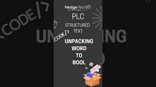 Unpacking WORD to BOOL | CODESYS Structured Text Tutorial #controlengineering #coding #codesys