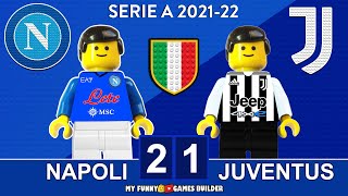 Napoli Juventus 2-1 • Serie A 2021/22 Gol e Sintesi Napoli Juve • Goals & Highlights Lego  Football