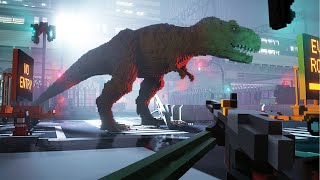 Realistic T REX Dinosaur Destruction 😱 Teardown