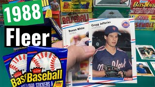 1988 Fleer Baseball Wax Box - Junk Wax Rip!