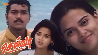 Vijay Become Tourist Guide For PM Daughter | Selva Movie | Swathi, Senthil, Manivannan | CMM