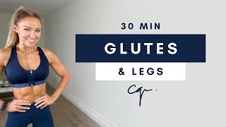 30 Min GLUTES & LEG WORKOUT at Home | Ankle Weights Optional