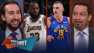 Lakers fall to Nuggets in Game 1: what must LeBron & AD do to win Game 2? | NBA | FIRST THINGS FIRST