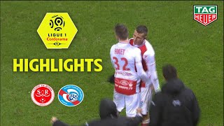 Stade de Reims - RC Strasbourg Alsace ( 2-1 ) - Highlights - (REIMS - RCSA) / 2018-19