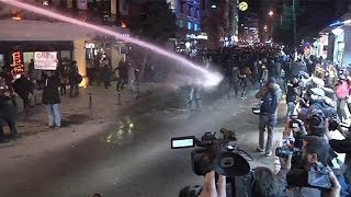 Clashes in Turkey as internet censorship protests turn violent