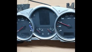 PORSCHE CAYENNE 9PA INSTRUMENT CLUSTER DISPLAY SCREEN REMOVAL