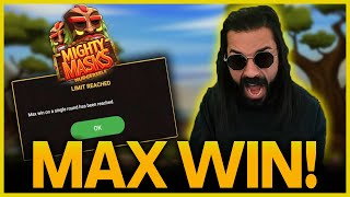 ROSHTEIN MAX WIN ON MIGHTY MASKS!!
