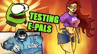 DRUTUTT TESTING OUT E-PAL.GG WITH A CUTE GIRL WITH A TWIST (GHOST IS BACK)