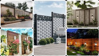 Top 45 ! Affordable Fence  Ideas | Modern Boundary Wall Designs #garden #exterior #home #design