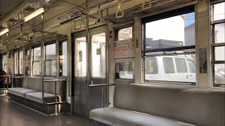 【抵抗制御】熊本電鉄6000形(元都営三田線6000形)走行音 / Kumamoto-electric-railway 6000 sound