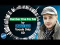 Maher Zain - Number One For Me | Vocals Only(8D) | Halal 8D