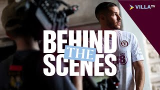 Behind-the-scenes from Aston Villa's 2023/24 away kit launch