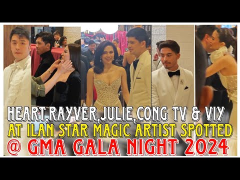 HEART ,DAVID,JULIEVER,CONG TV,VIY & SOME KAPAMILYA ARTIST ARRIVED @ GMA GALA NIGHT 2024