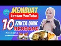 MEMBUAT KONTEN YOUTUBE Dengan CANVA!. 10 Fakta Unik Rendang. Ide Konten YouTube Untuk PEMULA!