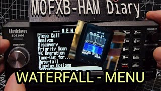 UNIDEN SDS200/100 FULL WATERFALL INSTRUCTIONS / TUTORIAL