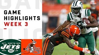 Jets vs. Browns Week 3 Highlights | NFL 2018
