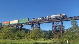 Wabash, and Central of Georgia returns!￼ NS trains and more!