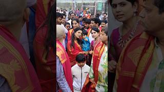 దిల్ రాజు కొడుకు తో ఐశ్వర్య రాజేష్ Heroine aishwarya rajesh playing with Dil Raju son at tirumala