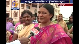 DWCRA women in Orvakal together to build a school