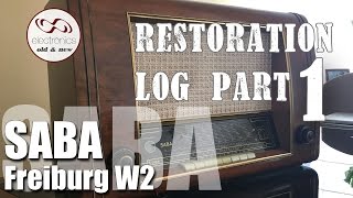 Saba Freiburg W2 Restoration - Part 1. First inspection.