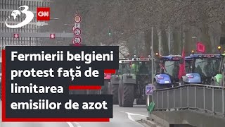 Fermierii belgieni protest față de limitarea emisiilor de azot