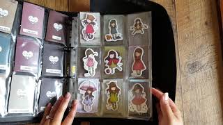 Santoro Gorjuss Girls Mini Stamps Complete Collection, ALL 60!!!( no1 - no60) \u0026 Project Share