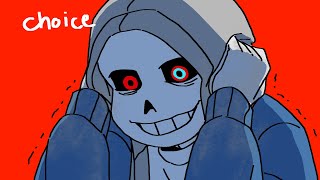 choice - jack stauber (dusttale animation meme)