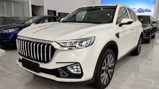 2022 HONGQI HS5 White Color - Wild  White SUV | Exterior and Interior Walkaround