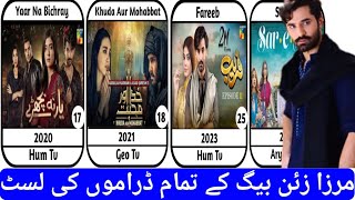 Mirza Zain Baig All Dramas List||Top mirza zain baig dramas||