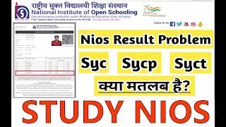 What is Syct/Sycp/Syc/xxxx in Nios Board | Study Nios By Farooq Raza sir | Nios News Update