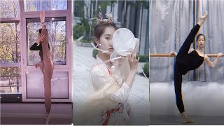 一字馬太容易了。瑜伽而已。就是有點疼。北京性感女神China Tiktok Sexy Girl