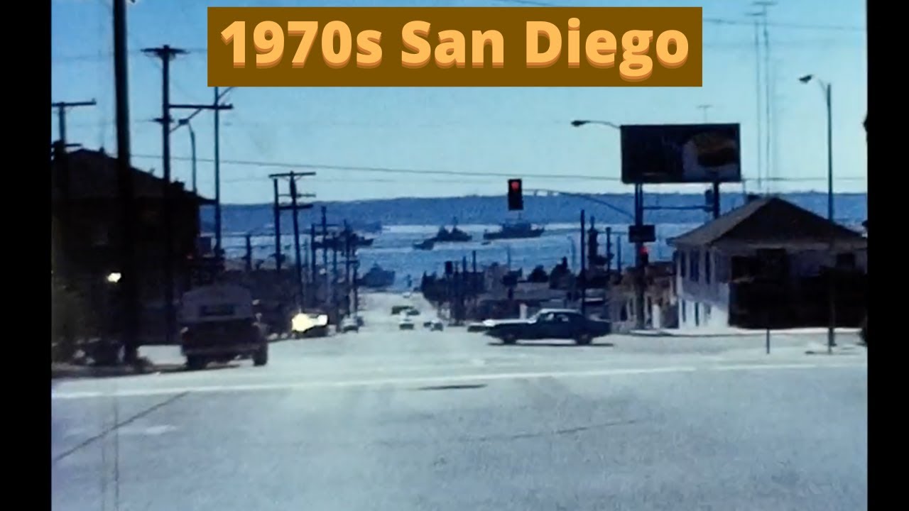 1970’s Drive Through Chula Vista - Otay To Downtown San Diego ...