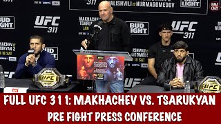 Full UFC 311 Pre Fight Press Conference: Islam Makhachev vs. Arman Tsarukyan 2