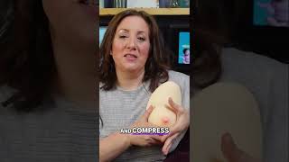 The BREAST SANDWICH TECHNIQUE for a deep latch (AKA flipple) #breastfeedingtips #shorts