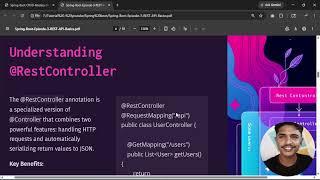 Spring Boot REST API Tutorial | @RestController, @GetMapping, @PostMapping & JSON Response - part 21