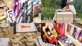 Paris Vlog 🥐 Coffee, Tea, Anime Goods and Books Shopping